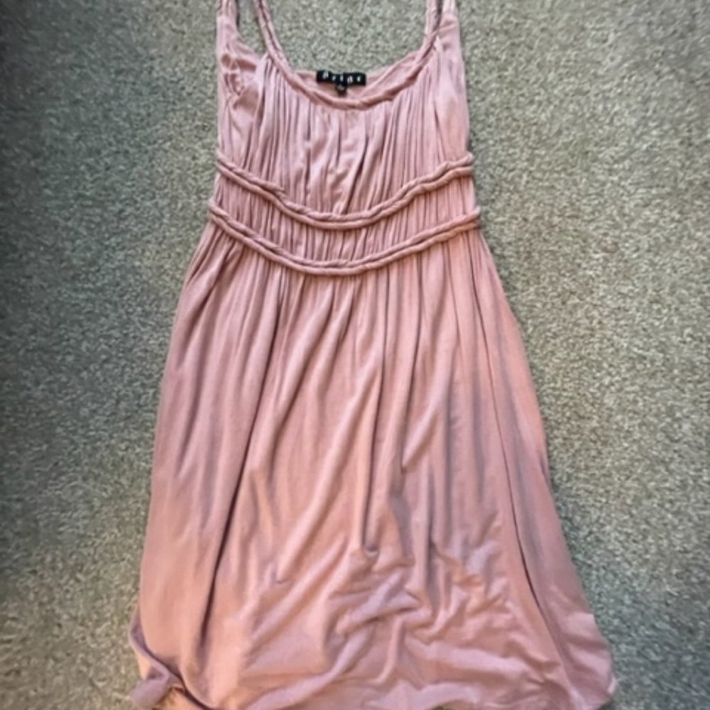 Beige pink summer dress - Picture 1 of 7